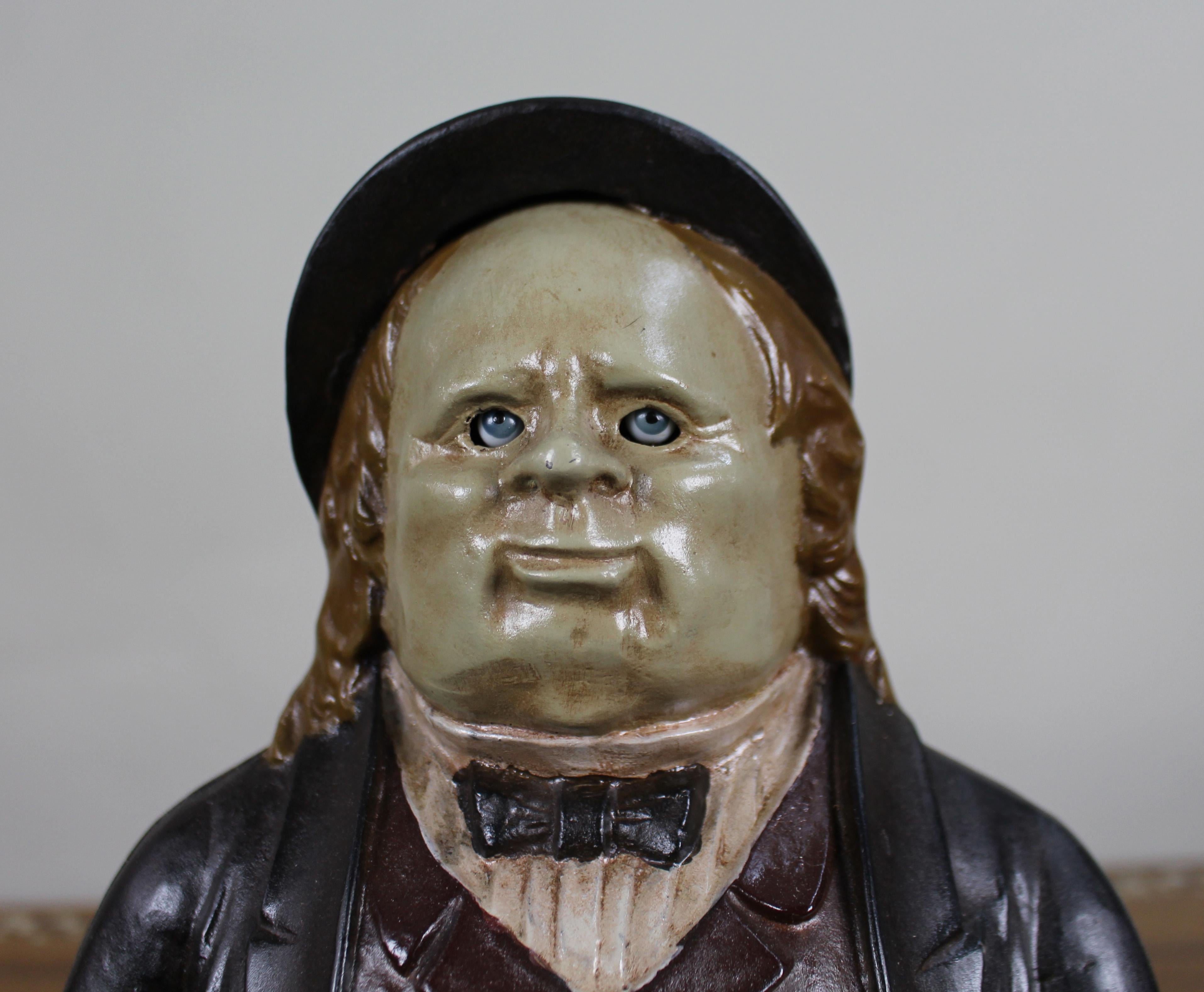 19th Century Bradley & Hubbard ‘John Bull’ Blinking Eye Clock – Pat. 1857 For Sale