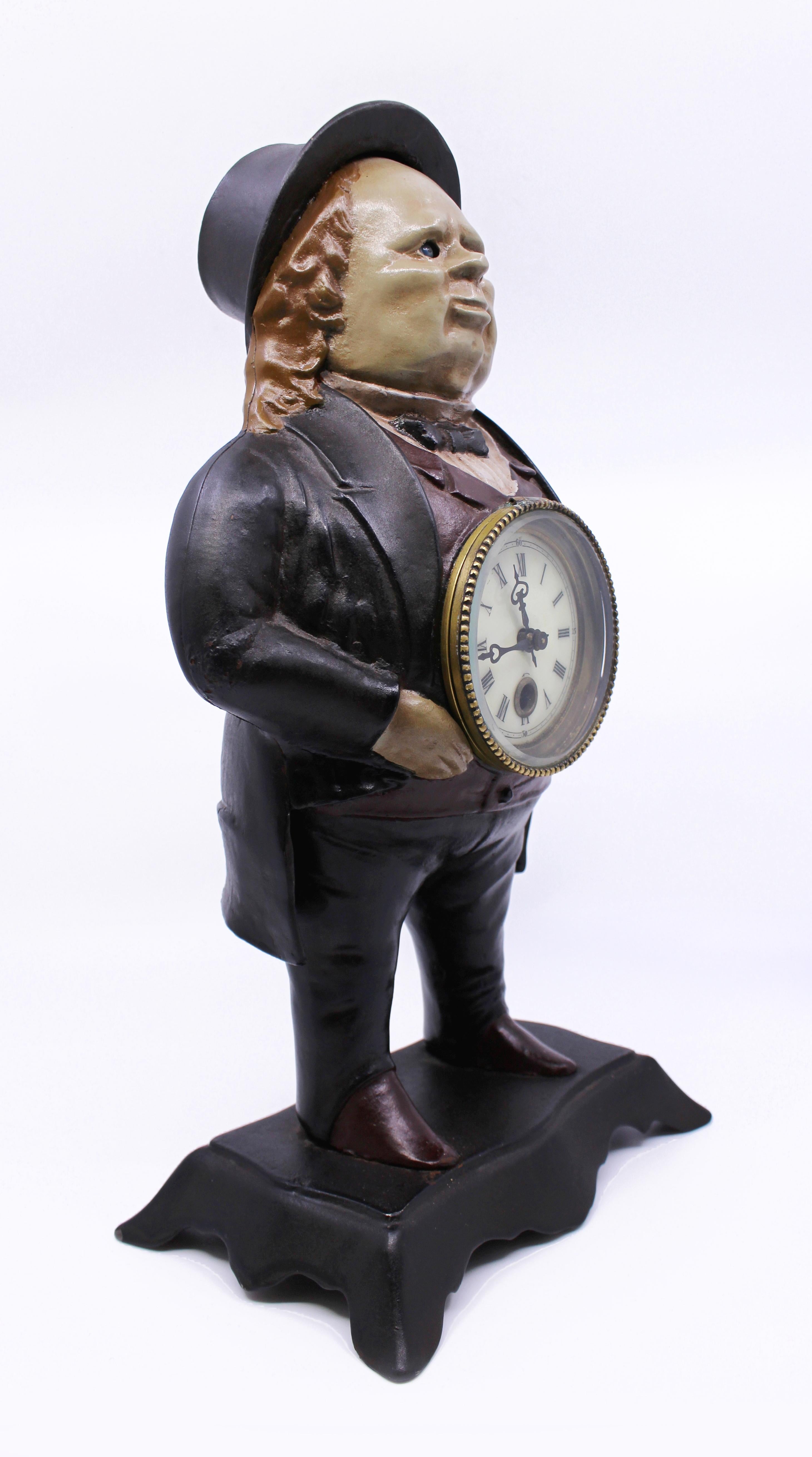 Bradley & Hubbard ‘John Bull’ Blinking Eye Clock – Pat. 1857 For Sale 2