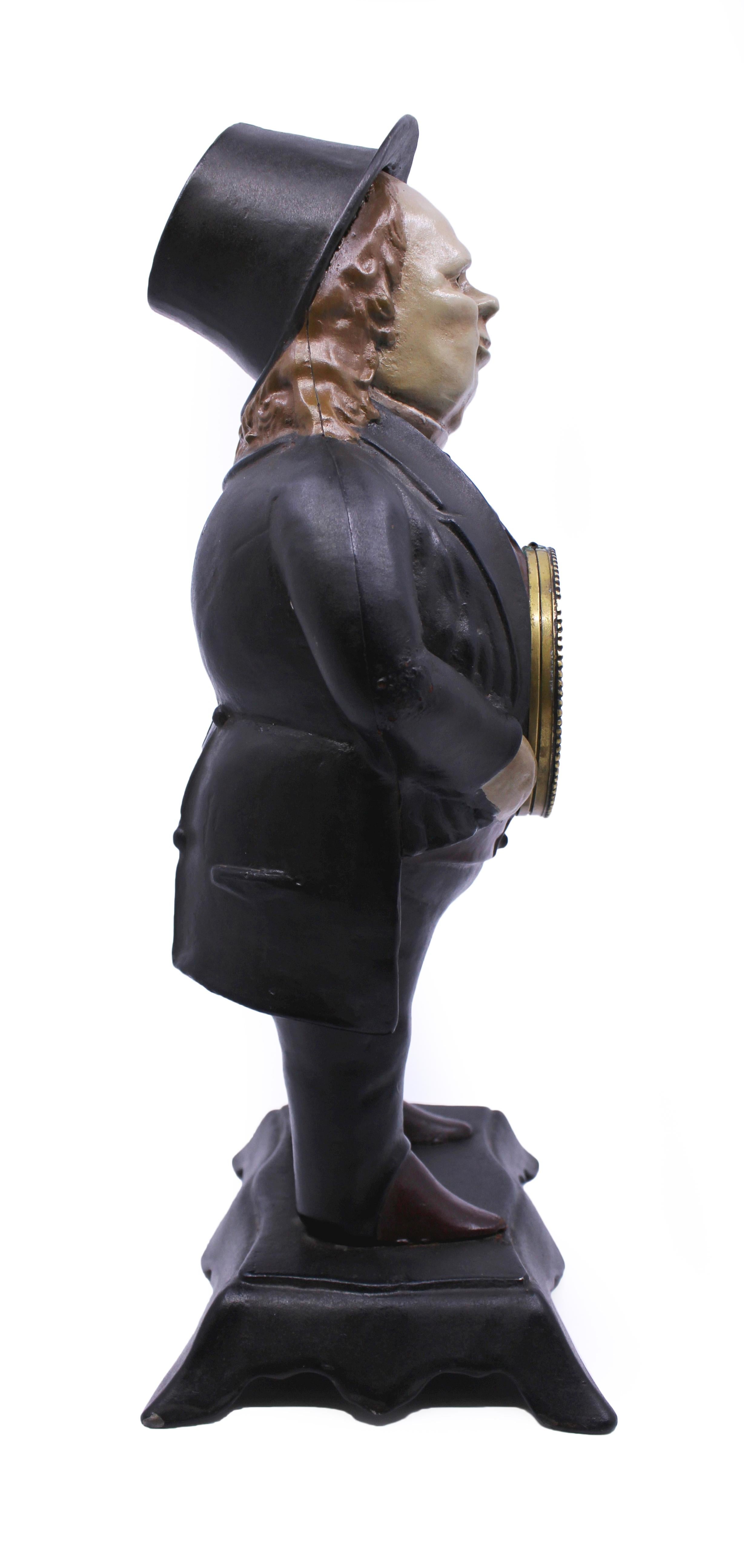 Bradley & Hubbard ‘John Bull’ Blinking Eye Clock – Pat. 1857 For Sale 3