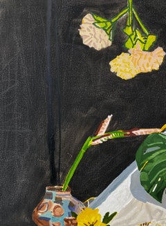 Classroom I, Contemporary Interior Still Life Painting, Oil on Canvas