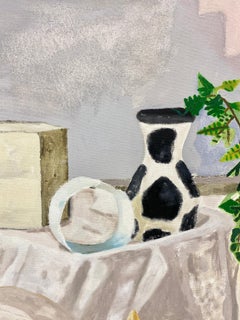 Classroom IV, Contemporary Still Life Painting, Oil on Canvas