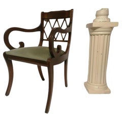 Bradley Mahogany Antique Cross Stitch Dining Chair