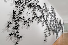 Floral Wall Installation Wrought Iron, 2020 (available as individual sets)