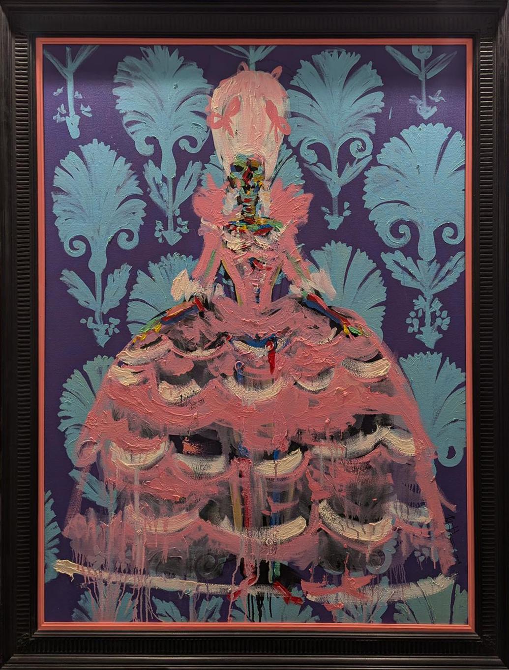 Marie at the Ball 

By Bradley Theodore

2018

Signed and dated on the reverse

Oil on canvas

121.92 x 90.93 cm (48 x 35.8 in)

Framed: 134.62 x 104.14 x 5.08 cm (53 x 41 x 2 in)

Provenance:
Maddox Gallery (London)
Private collection (US)