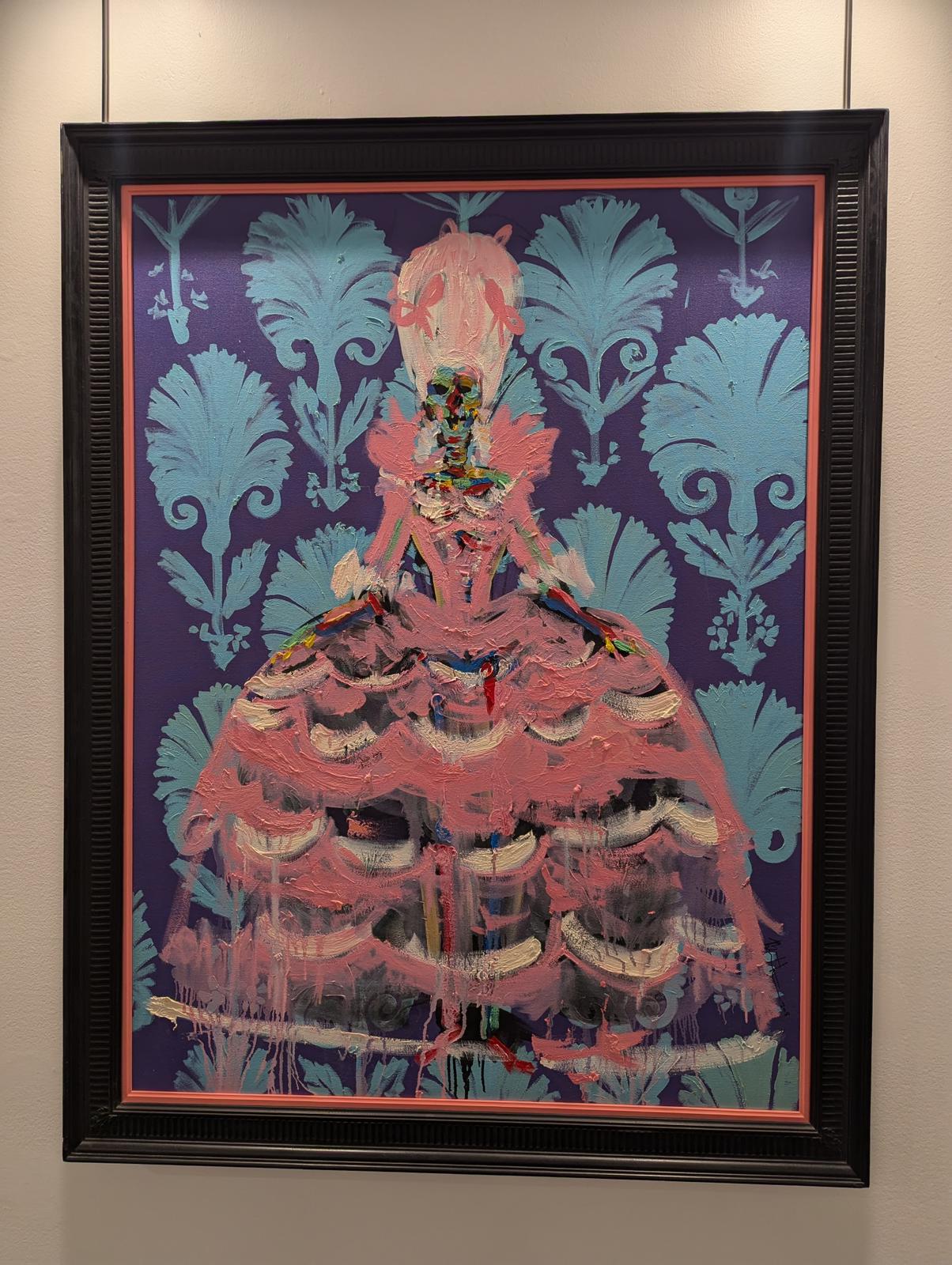 Marie auf dem Ball – Painting von Bradley Theodore