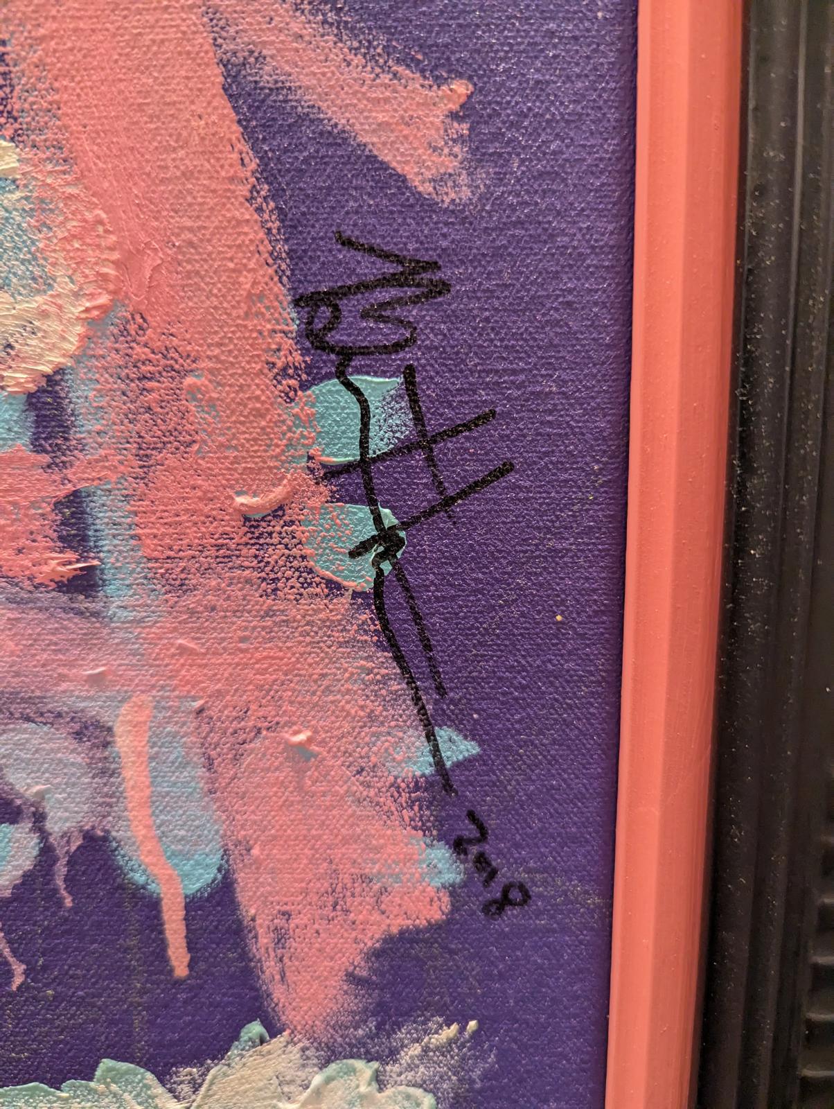 Öl auf Leinwand
Signiert und datiert auf der Rückseite
121.92 x 90.93 cm (48 x 35.8 in)
Gerahmt: 134,62 x 104,14 x 5,08 cm (53 x 41 x 2 Zoll)