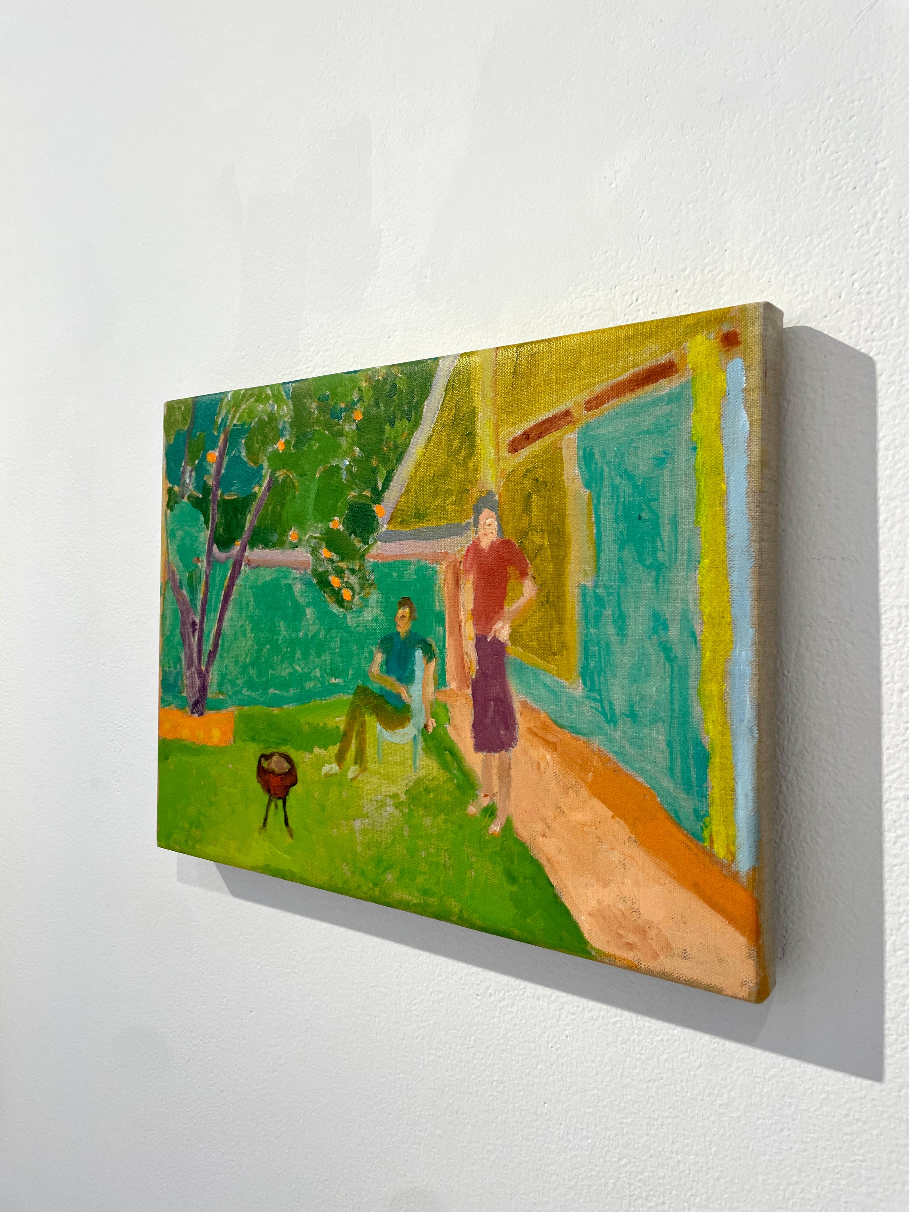 Momento en el patio trasero - Painting de Bradley Wood