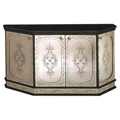 Sideboard ""Bragadin" aus Muranoglas, handgefertigt von Fratelli Tosi
