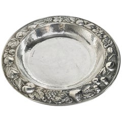 Centrotavola di frutta italiano fatto a mano Braganti Bra in argento sterling