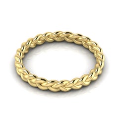 22 Karat Gold Braid Bracelet