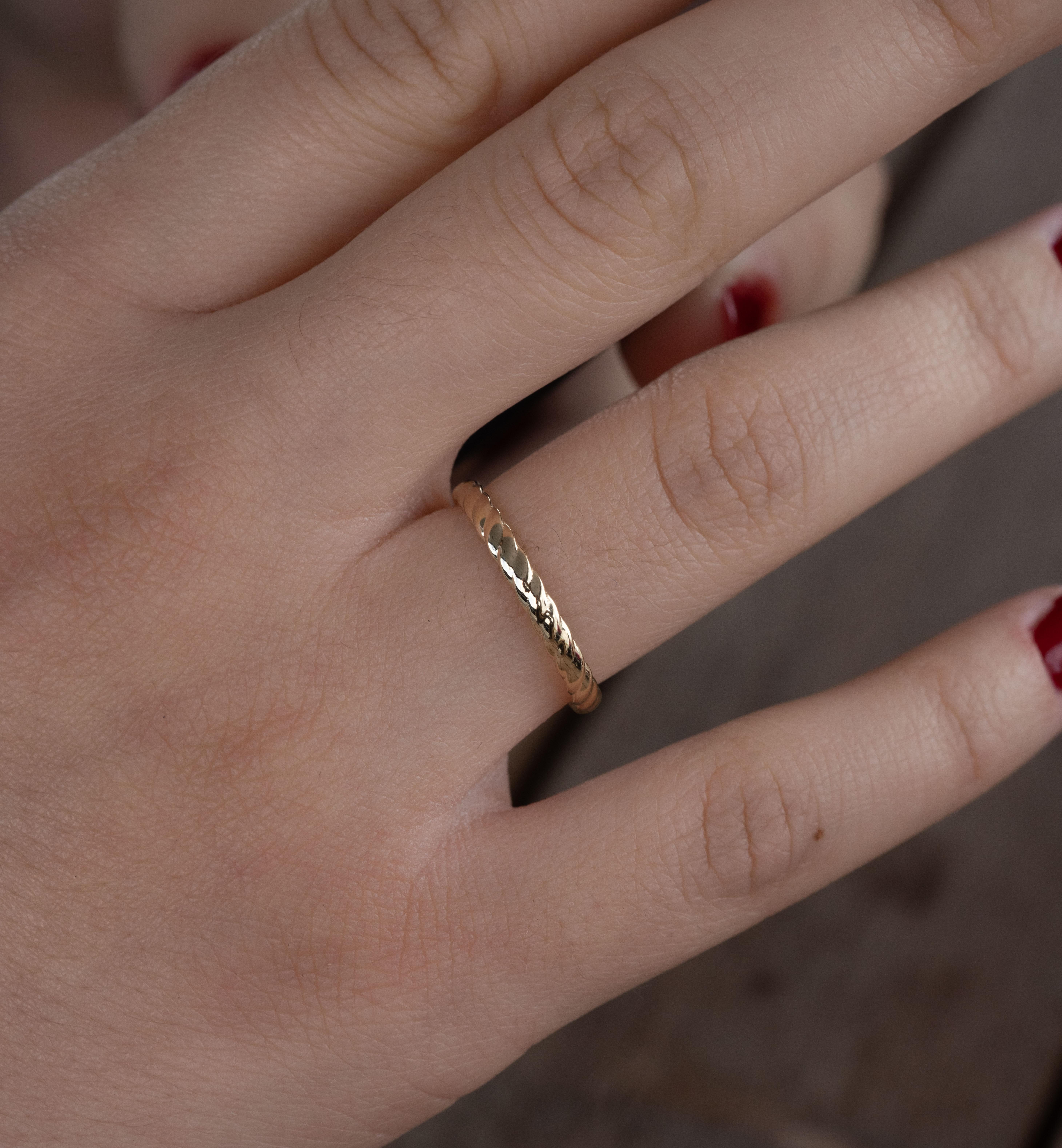 For Sale:  Braid Wedding Band 2