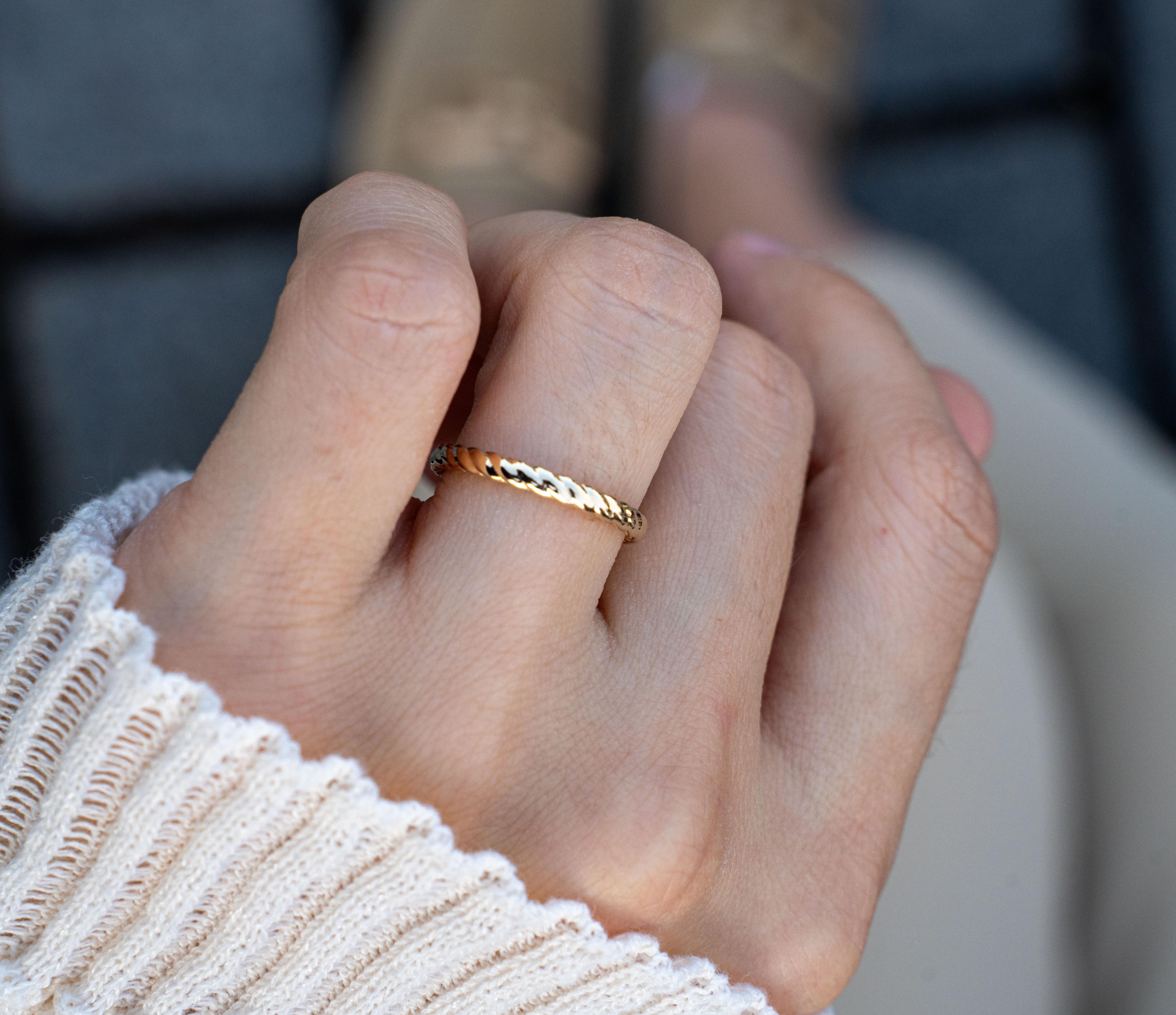 For Sale:  Braid Wedding Band 5