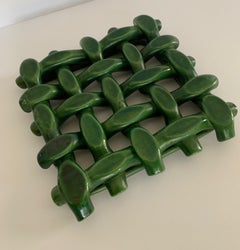 Braided Ceramic Trivet from Portugal