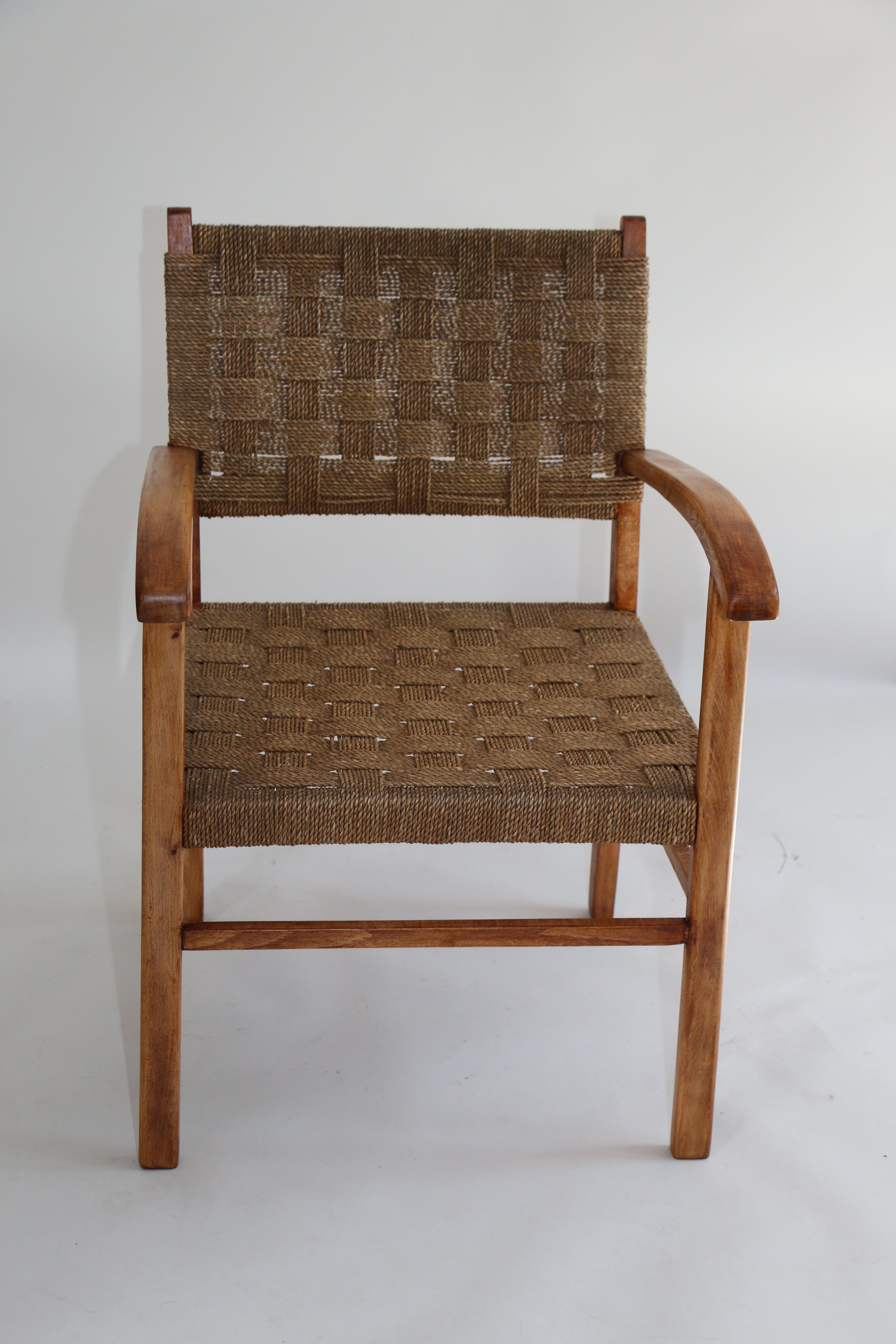 Polish Braided Chair from 20th Century For Sale