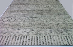 Braided Cream and Grey Area Rug
