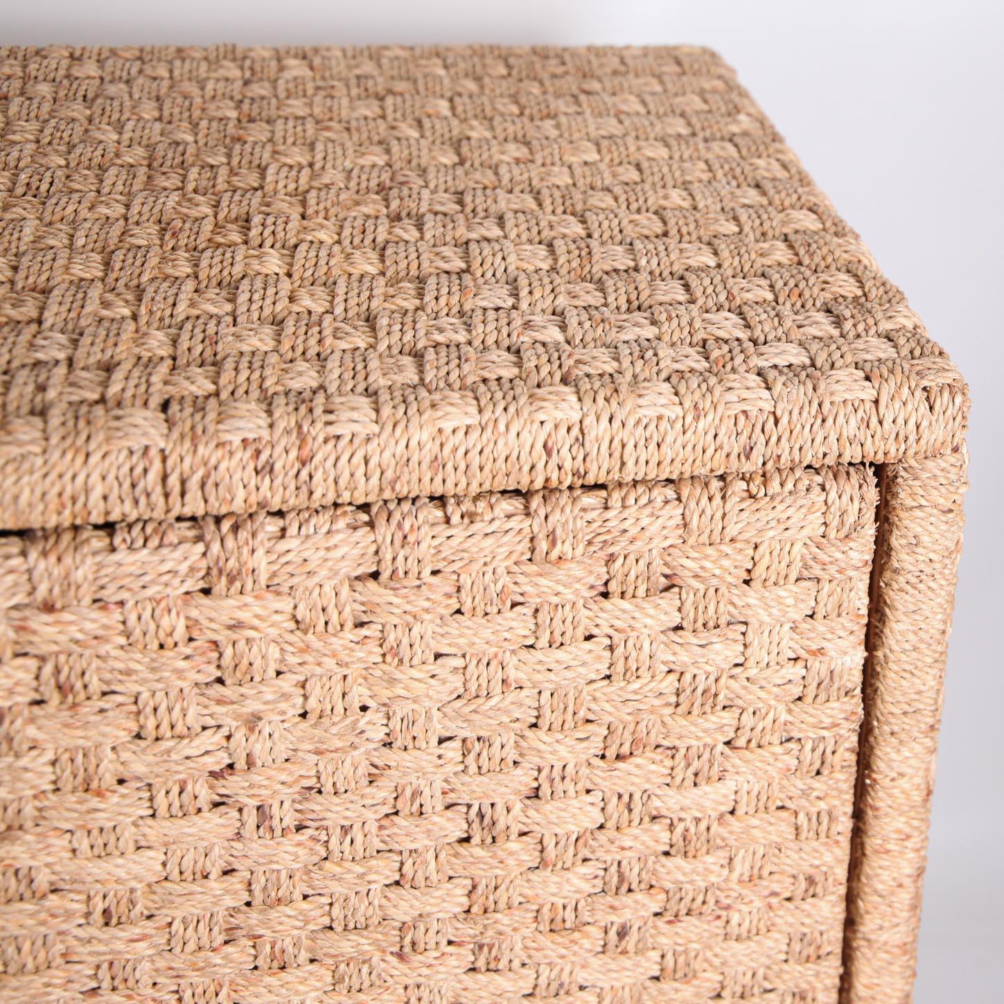 Contemporary Braided seagrass sideboard For Sale