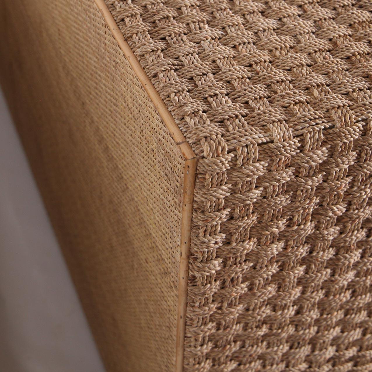 Seagrass Braided seagrass sideboard For Sale