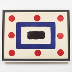 Bram Bogart Lithography 1967 Numbered and Signed