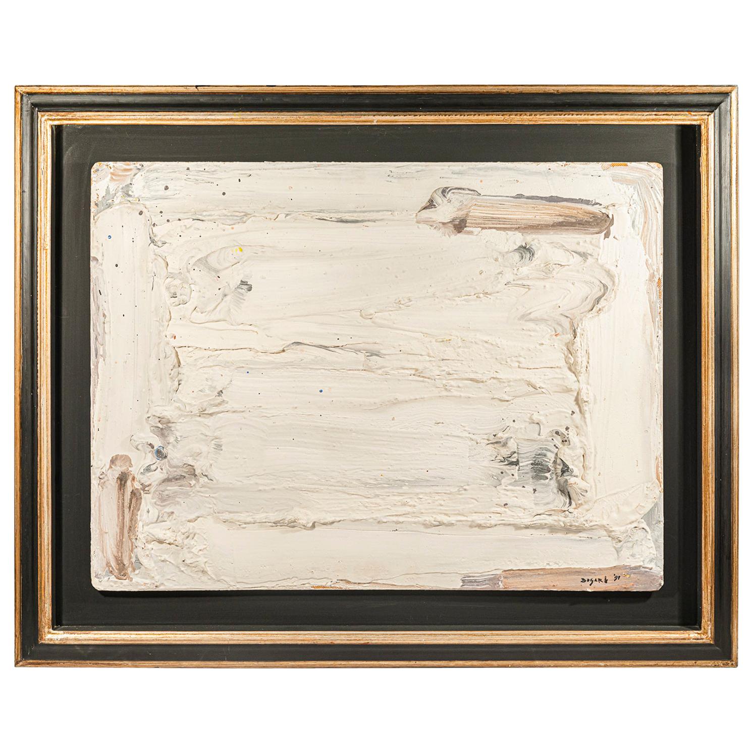 Bram Bogart (1921-2012), Pintura, Firmada, Bélgica, 1991