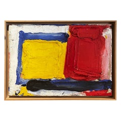 Bram Bogart, Painting, Signed on the Back, circa 1970, Belgium