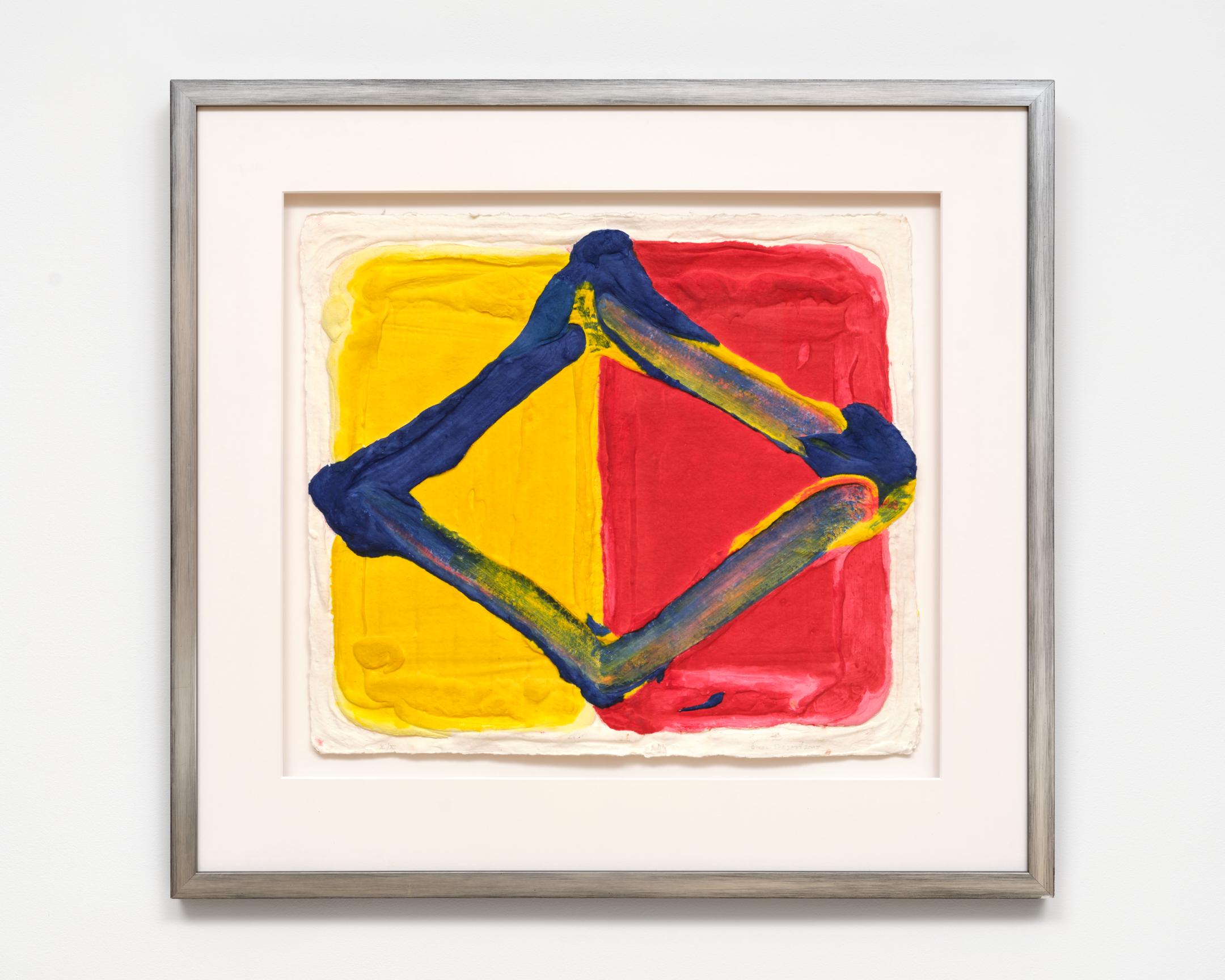 Diamond Composition - Abstract Print by Bram Bogart