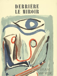 Bram van Velde-DLM No. 43 Cover-15" x 11"-Lithograph-1952-Expressionism