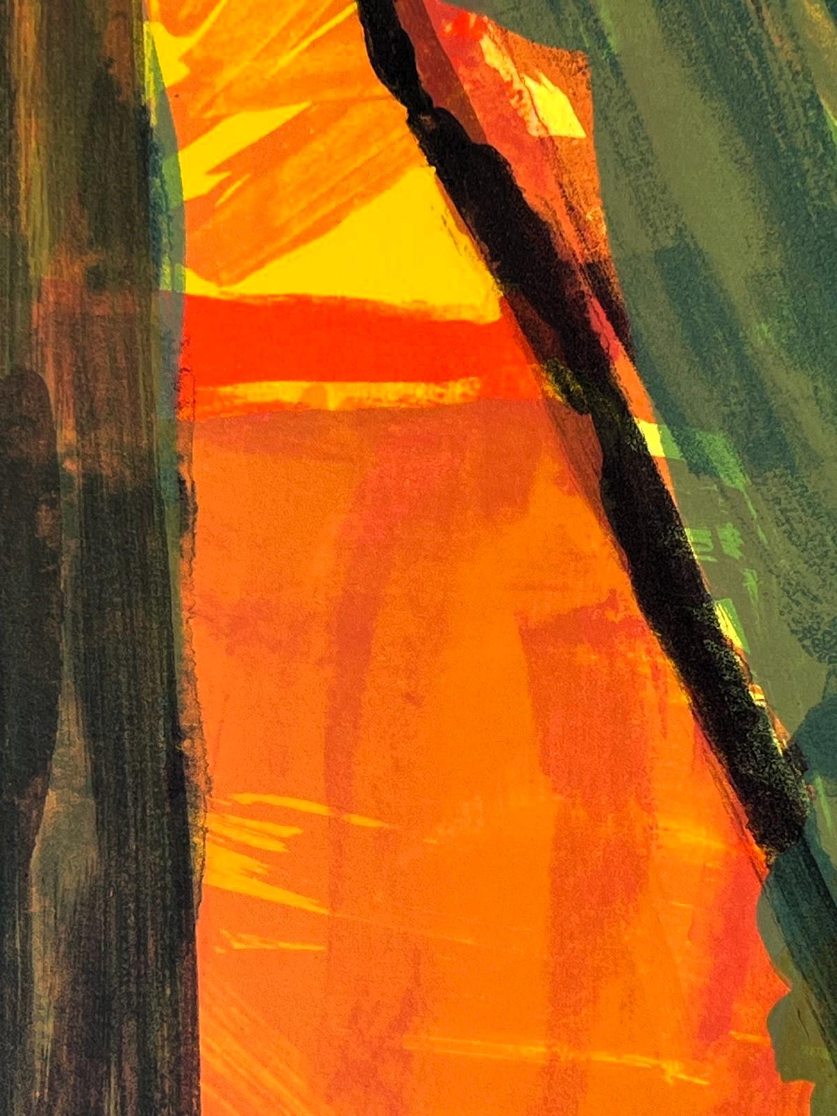 Forest - Abstract Print by Bram Van Velde