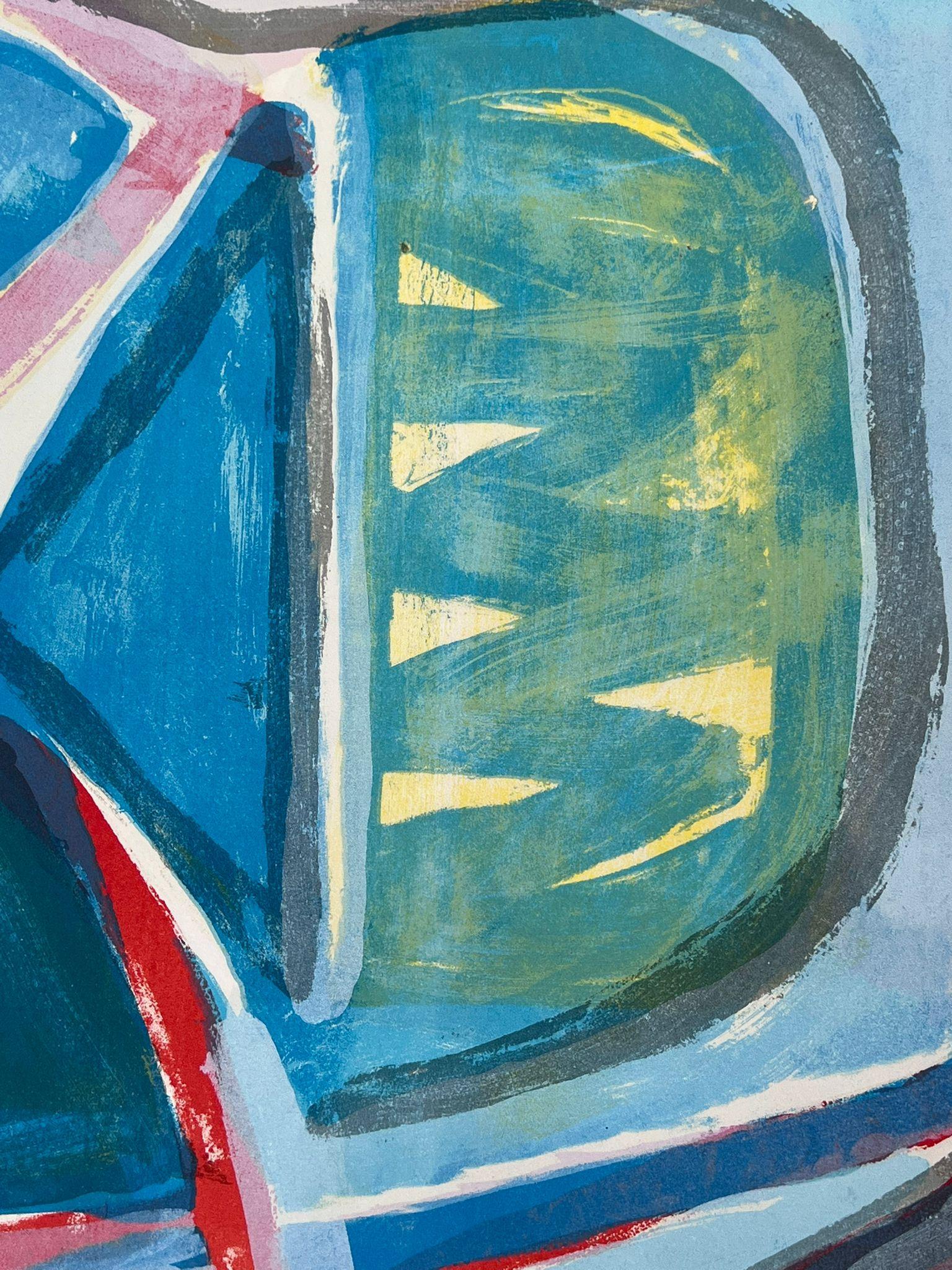 Impulse - Gris Abstract Print par Bram Van Velde
