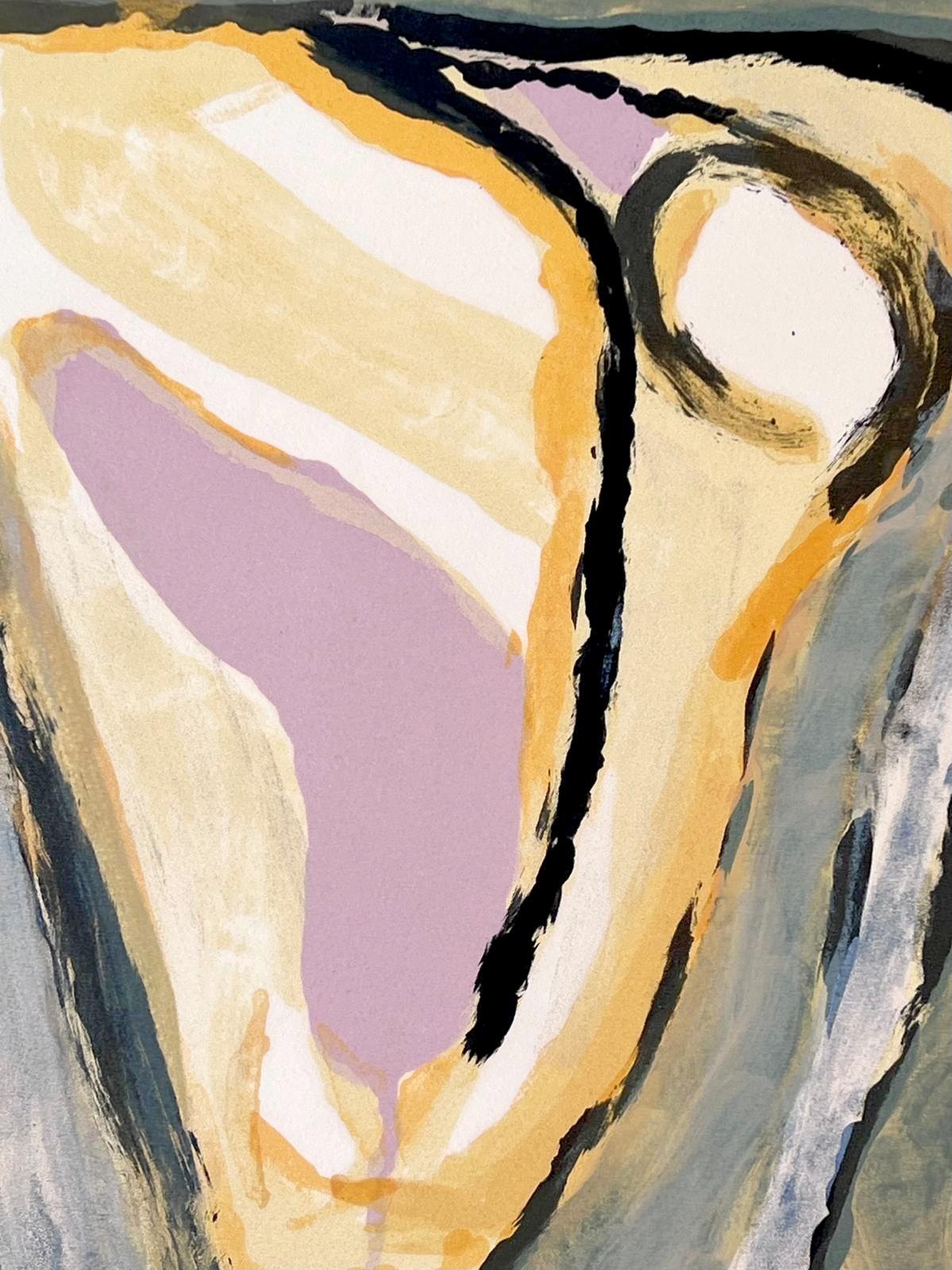 Lithographie, 1970
Vom Künstler mit Bleistift signiert und nummeriert 111/300
Herausgeber : Prisunic (Paris)
Druckerei : Atelier Clot (Paris)
55,50 cm. x 48,50 cm.  21,85 Zoll x 19,09 Zoll (Papier)
51,00 cm. x 33,00 cm.  20,08 Zoll x 12,99 Zoll