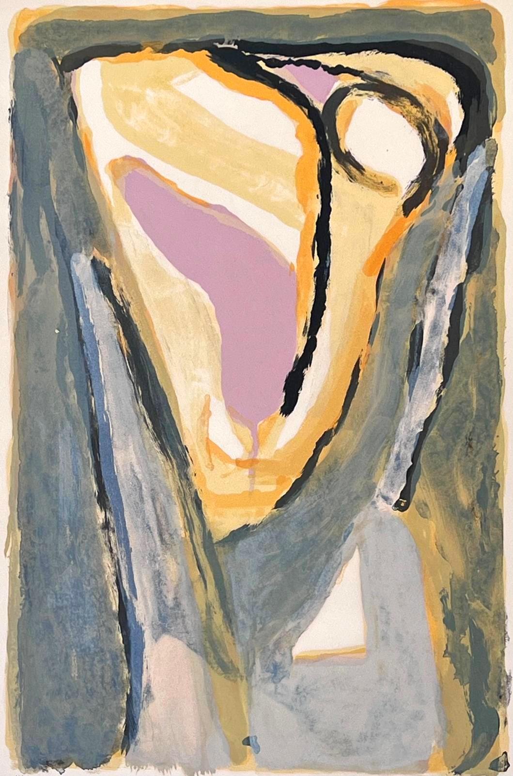 Bram Van Velde Abstract Print – Bleiches Licht