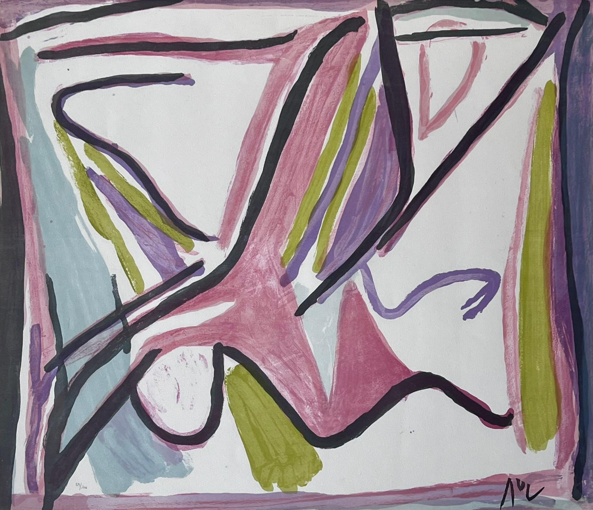 Bram Van Velde Abstract Print – Separation