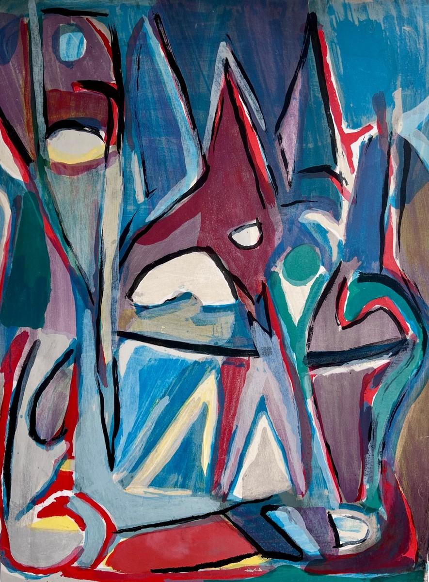 Abstract Print di Bram Van Velde - Senza titolo