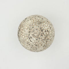 Bramble Pattern Golf Ball, The Colonel, Rubber Core, circa 1905