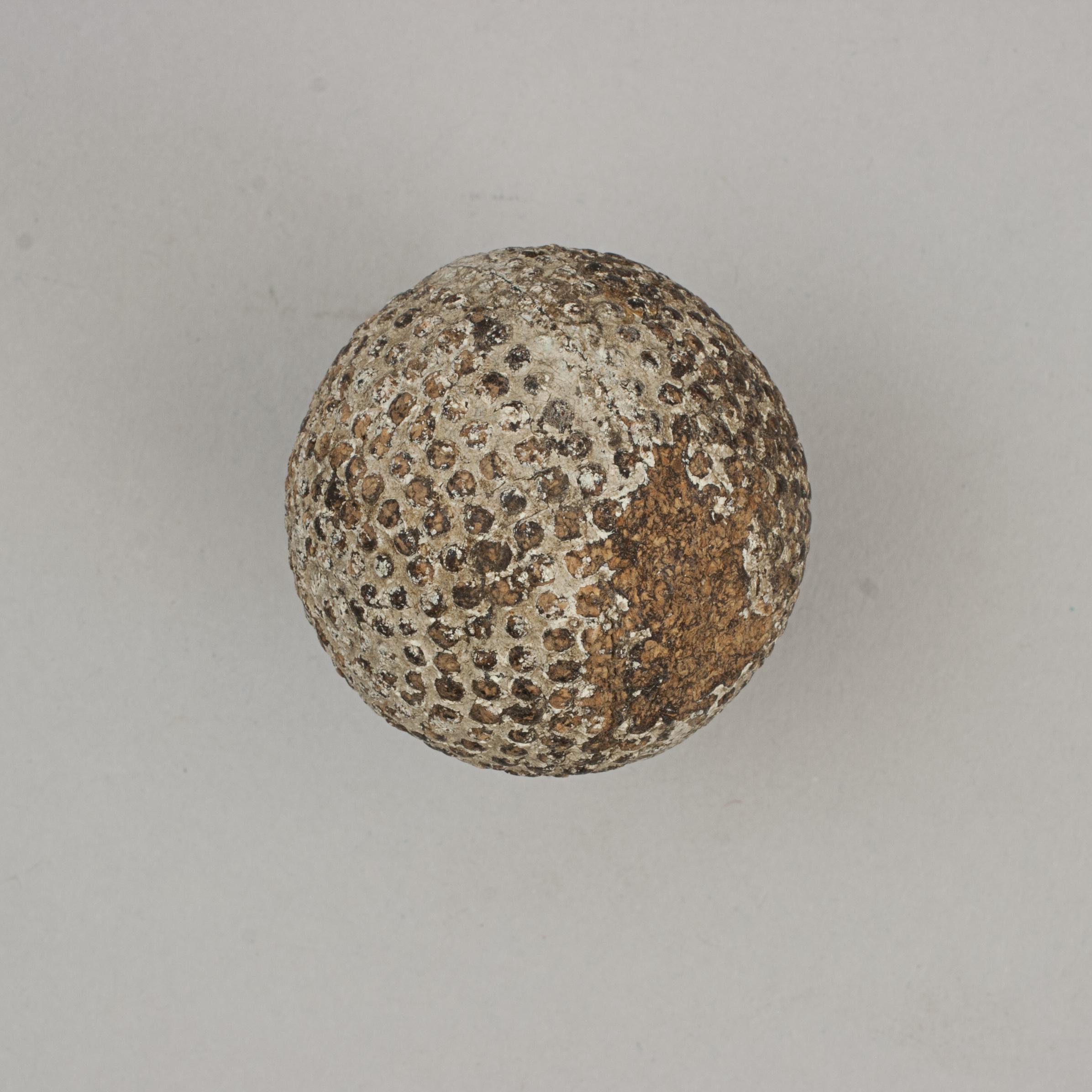 20th Century Bramble Pattern Rubber Core Golf Ball For Sale