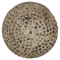 Antique Bramble Pattern Rubber Core Golf Ball