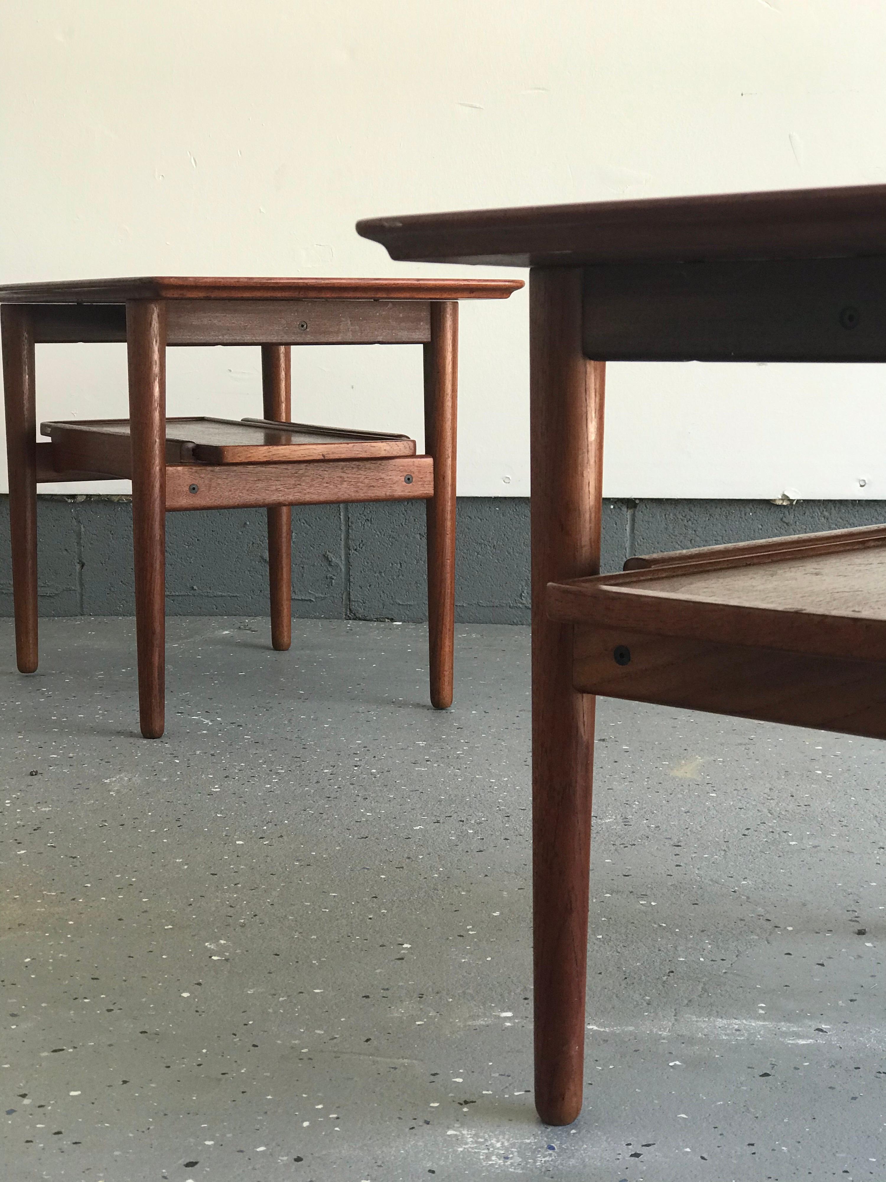 Bramin Danish Modern Teak Nightstands or End Tables 1
