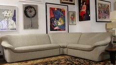 Bramin Mobler Danish Curved Sectional Sofa Mid-Century Modern 3 Piece