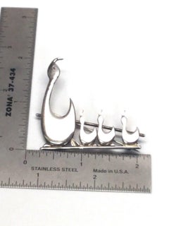 Brammer Sterling Silver Mother Duck and Ducklings Pin or Brooch Denmark