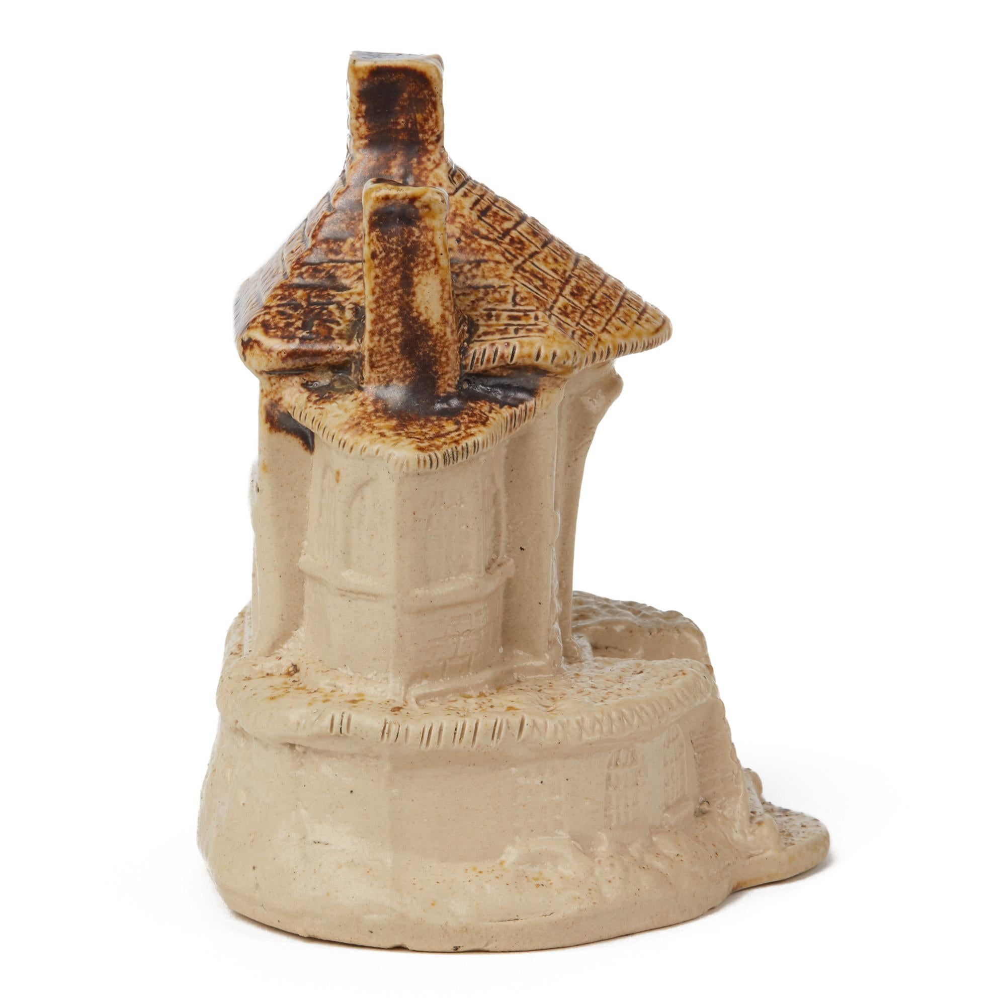 Milieu du XIXe siècle Modèle de cottage en grès émaillé au sel de Brampton Derbyshire:: 19e siècle en vente