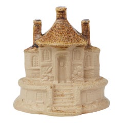 Brampton Derbyshire Salt Glazed Stoneware Model of a Cottage, 19th Century