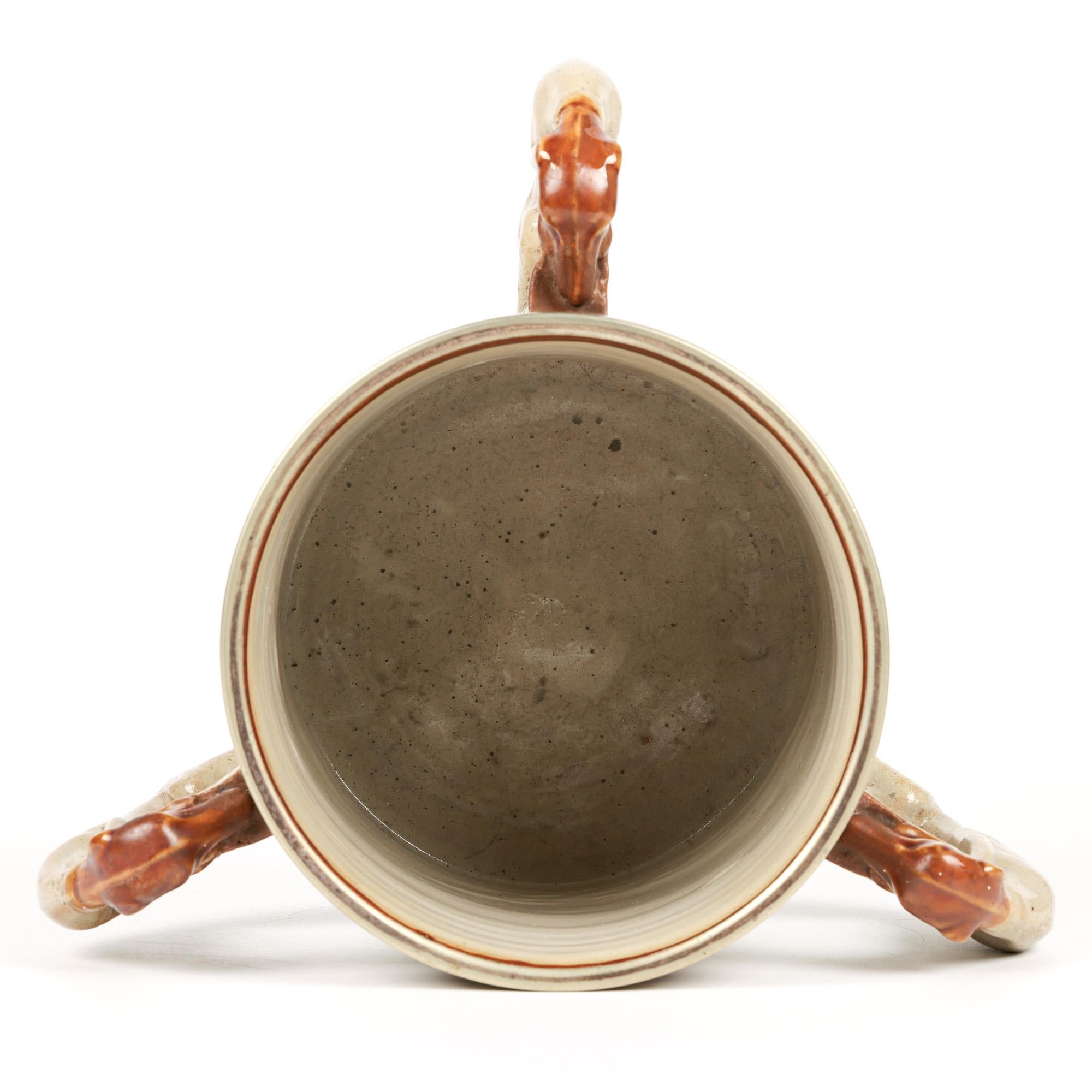 Brampton Salt Glazed Jesus College Cambridge Presentation Pottery Tyg For Sale 7