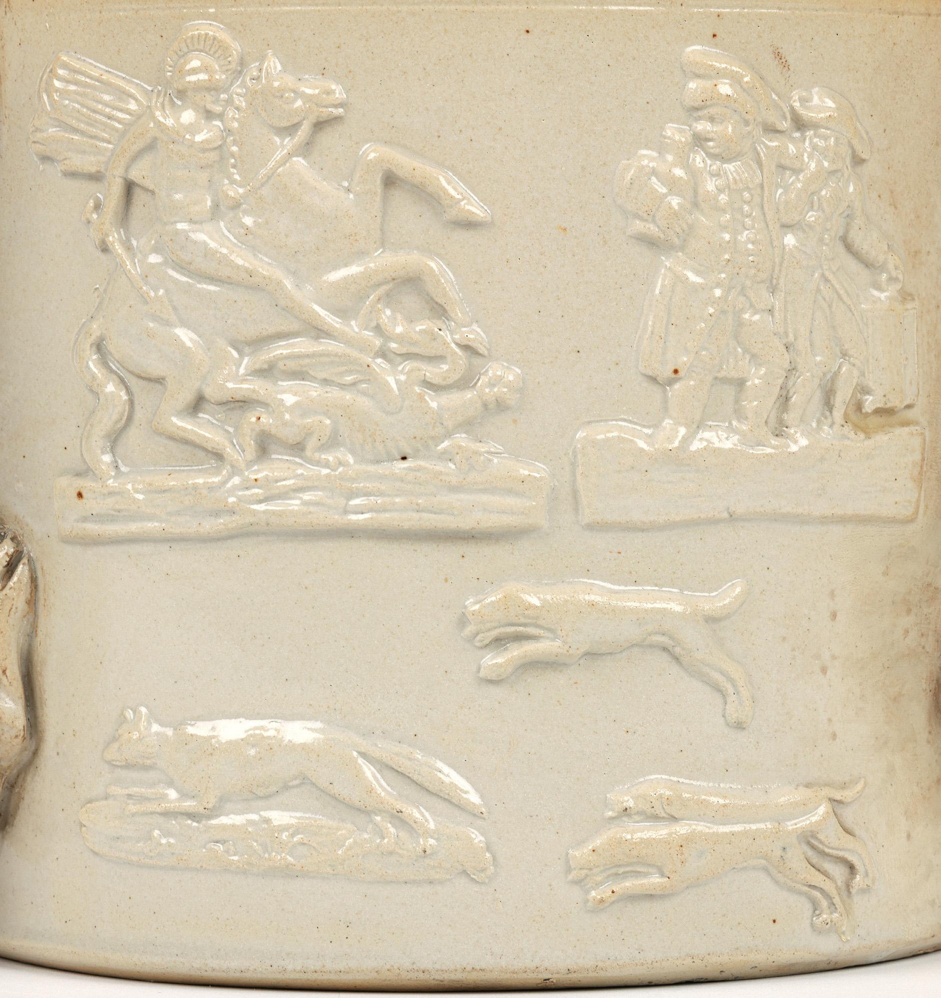 Brampton Salt Glazed Jesus College Cambridge Presentation Pottery Tyg For Sale 13