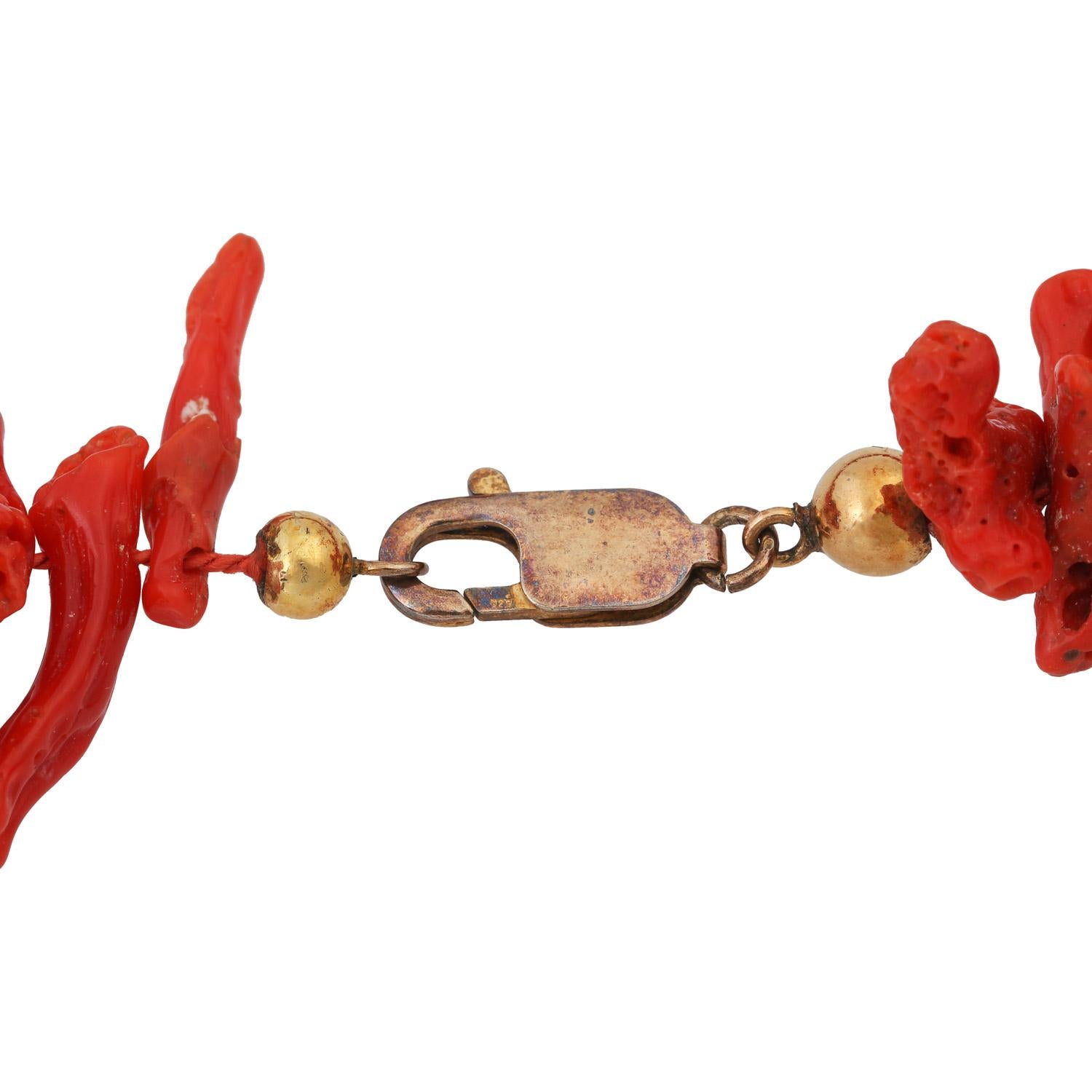 red branch coral necklace