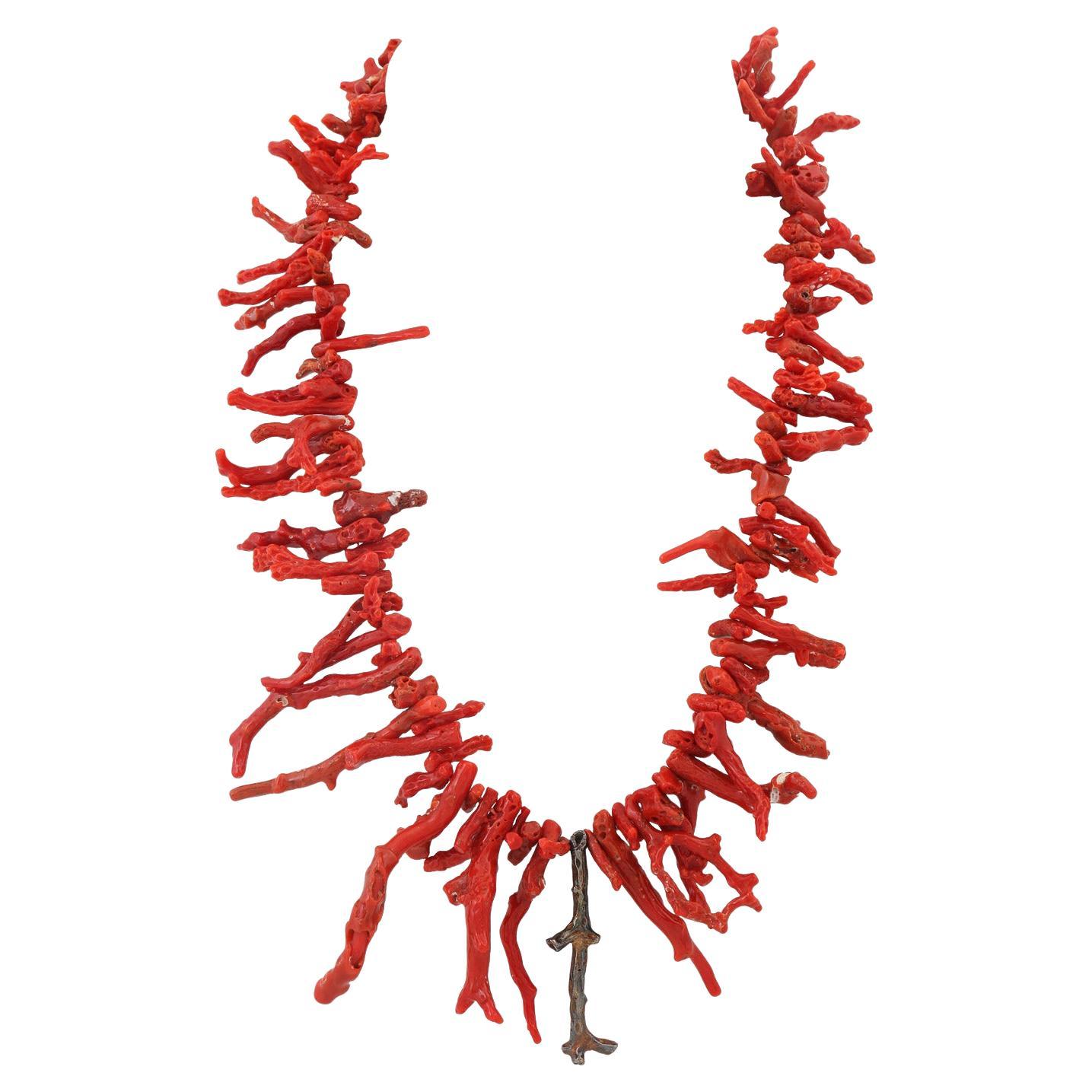 Branch Coral Necklace For Sale