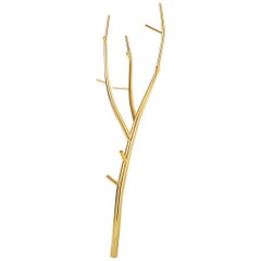 Branch Gold 24-Karat Coat Rack in Gold or White or Oxidized Finish