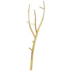 Branch Gold 24-Karat Coat Rack in Gold or White or Oxidized Finish