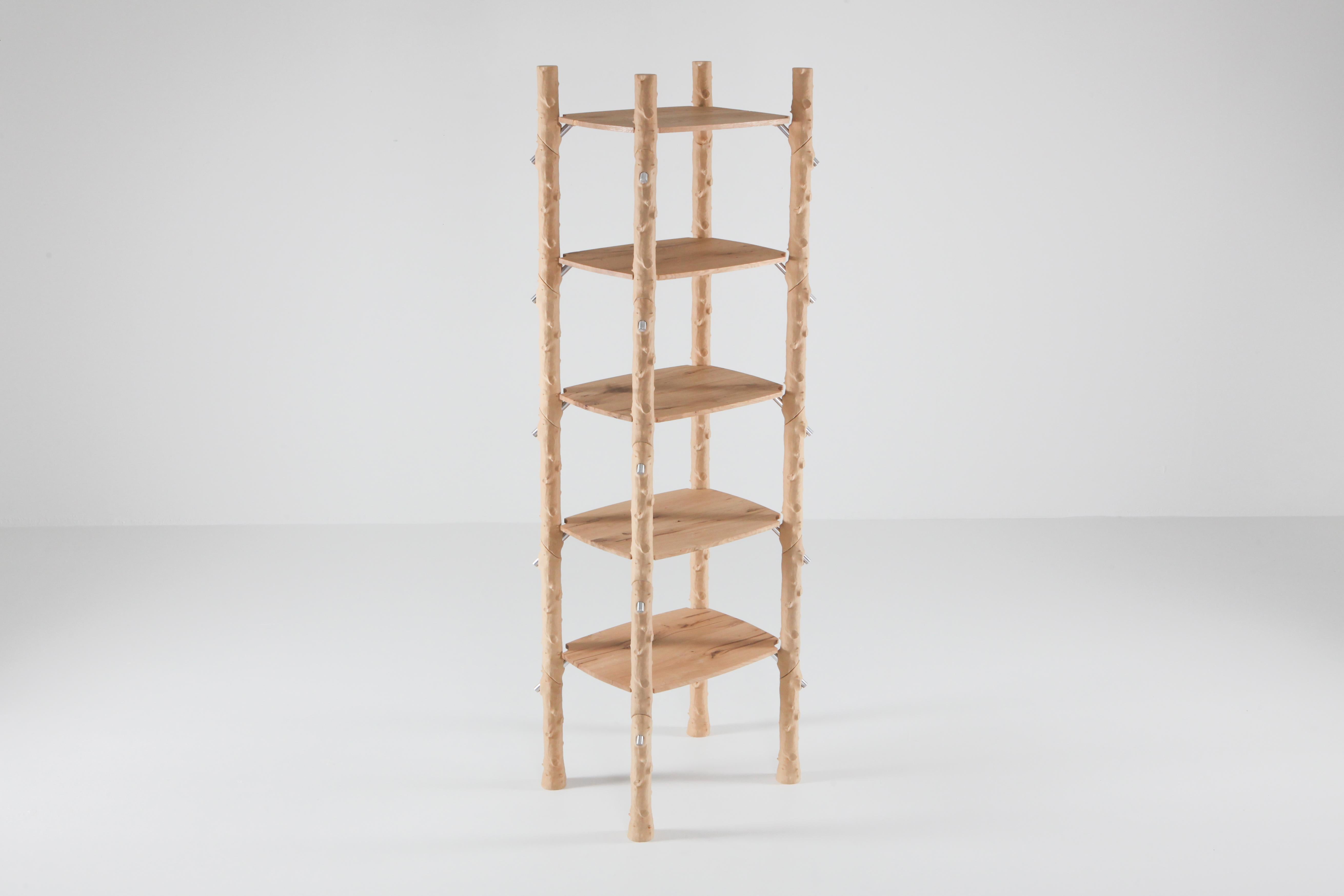 etagere tronc d'arbre