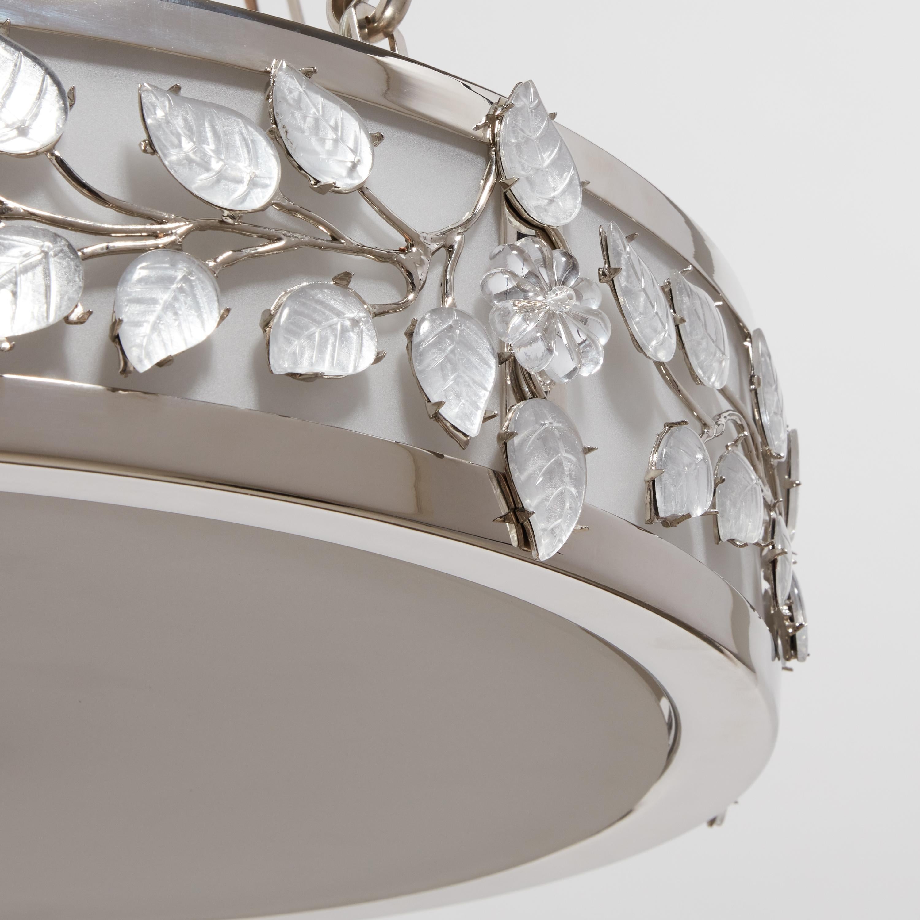Art Deco Branch Pendant Light by David Duncan Studio For Sale