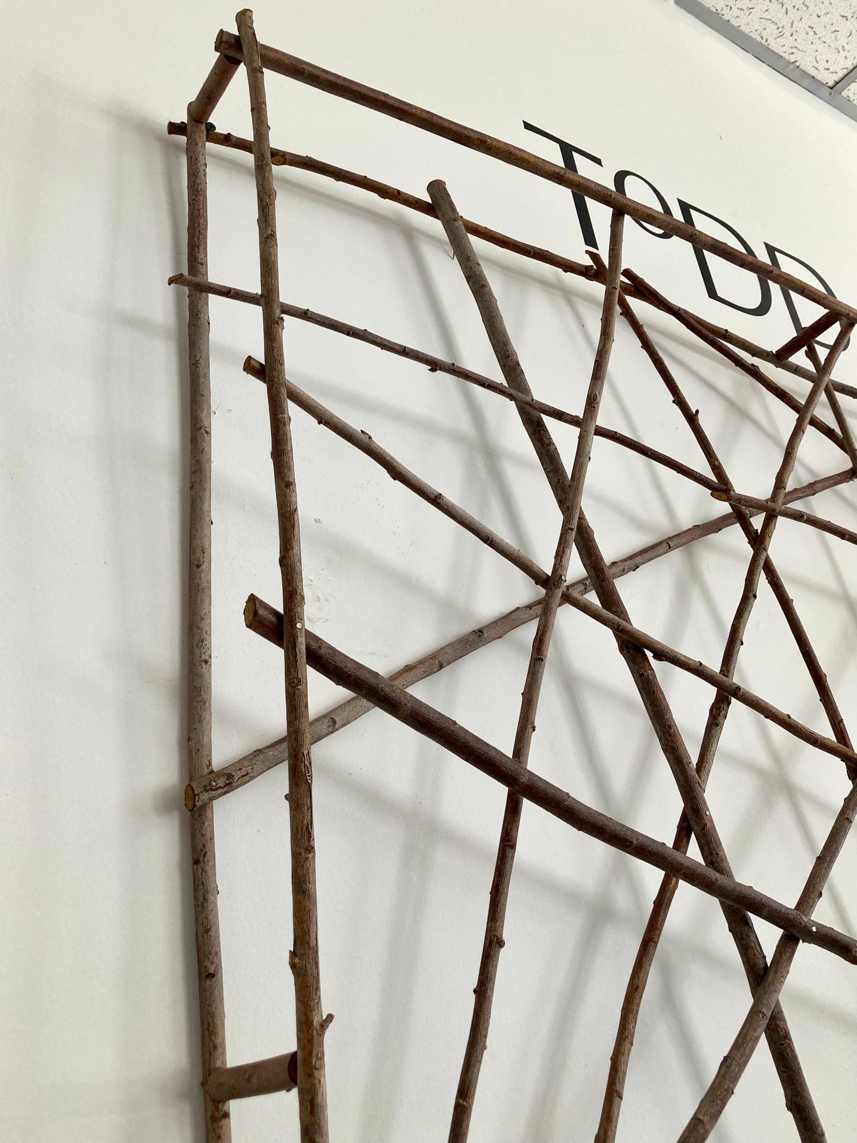 Fin du 20e siècle Sculpture murale Branch à la manière de Charles Arnoldi #2 en vente