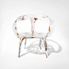 Fauteuil en cristal à branches par Dainte